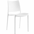 Primewir Hipster Dining Side Chair, White Polypropylene EEI-1703-WHI